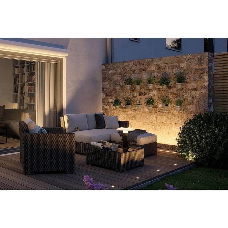 LED Plug & Shine Garten-Einbaulampe IP67 24V 875lm 3000K