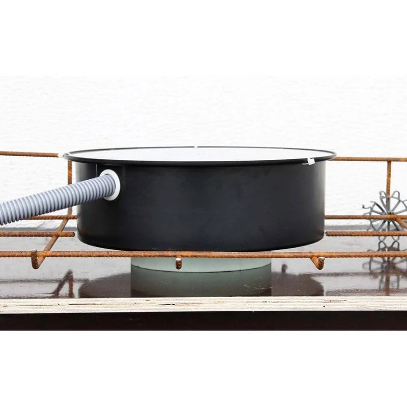 Individuelle Leuchten-Einbaudose XXL Ø 310mm für Betonbau