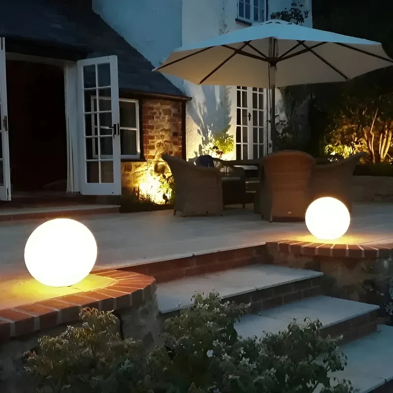 LED Bolverlichting voor Tuin en Terras - Oplaadbaar - Draadloos - Weersbestendig - Sfeerverlichting voor Binnen en Buiten | Sansoti