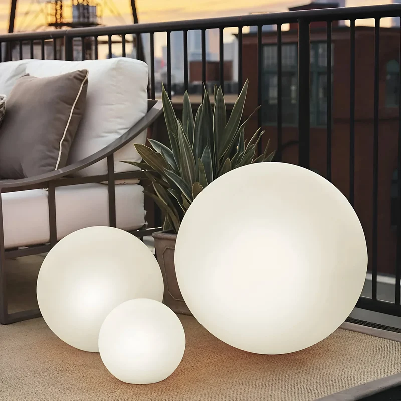 LED Bolverlichting voor Tuin en Terras - Oplaadbaar - Draadloos - Weersbestendig - Sfeerverlichting voor Binnen en Buiten | Sansoti