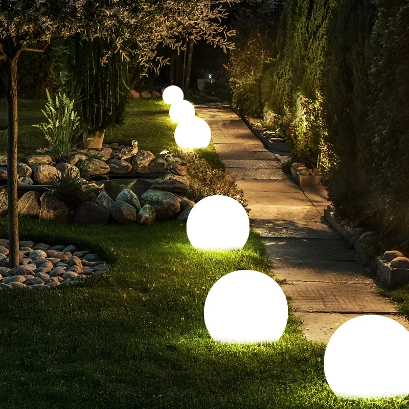 LED Bolverlichting voor Tuin en Terras - Oplaadbaar - Draadloos - Weersbestendig - Sfeerverlichting voor Binnen en Buiten | Sansoti