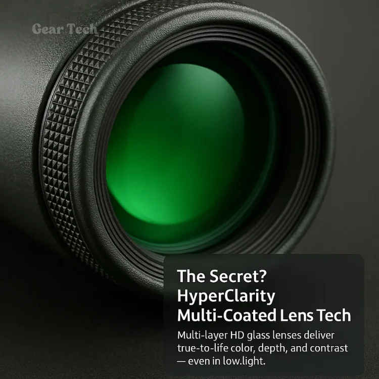 Compacte Monoculaire Verrekijker met HD-lens en Smartphone-adapter voor Wandelen, Vogels Spotten en Sportevenementen | Sansoti
