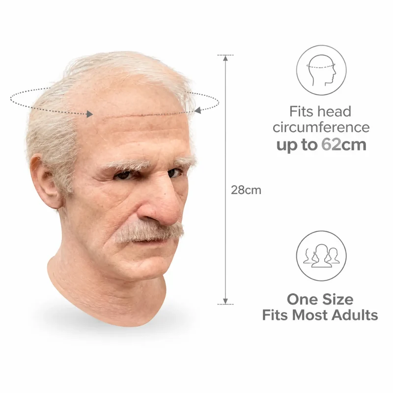 Realistisch Halloween Masker – Bewegende Kaak Latexmasker voor Volwassenen – Griezelig Karaktermasker voor Kostuum, Cosplay en Themafeesten | Sansoti