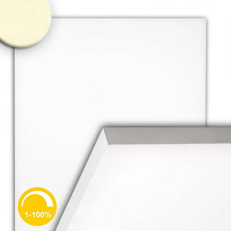 LED Panel rahmenlos 600 Warmweiß Dimmbar 4700lm Weiß