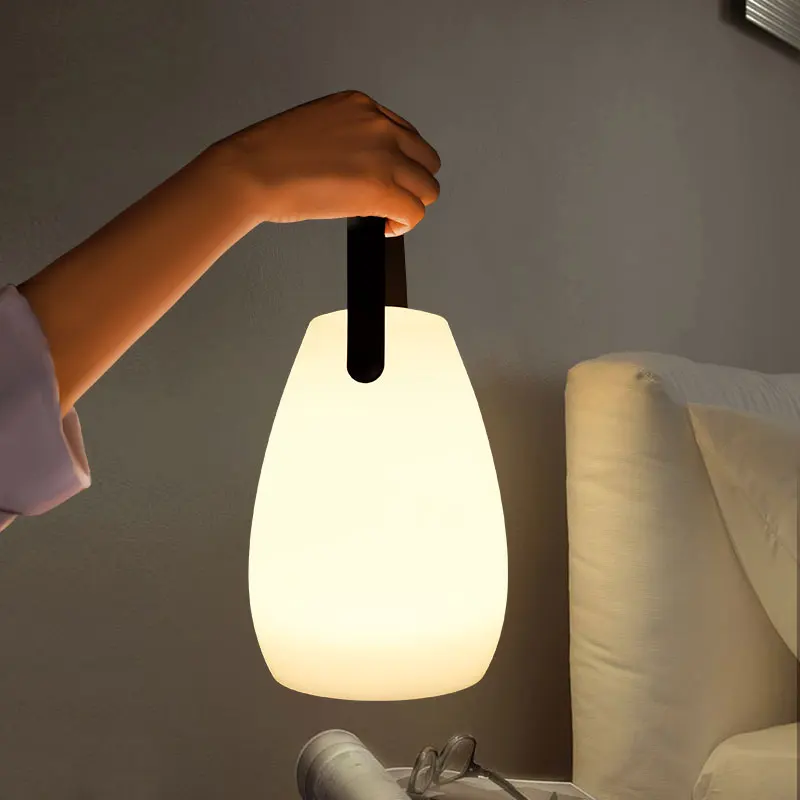 Draadloze Outdoor Lamp Oplaadbaar met Afstandsbediening | 8 Kleuren Dimbaar voor Tuin en Terras | Sansoti