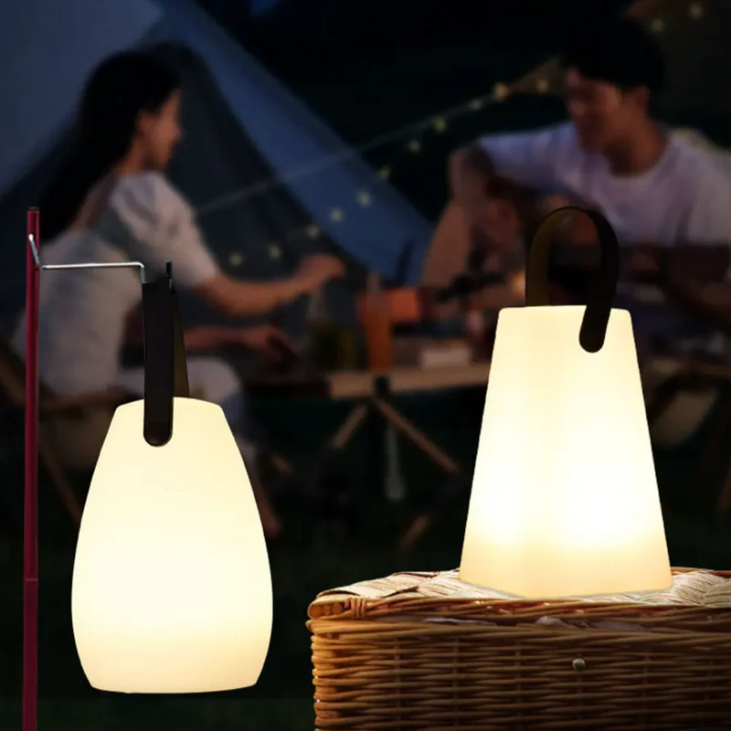 Draadloze Outdoor Lamp Oplaadbaar met Afstandsbediening | 8 Kleuren Dimbaar voor Tuin en Terras | Sansoti