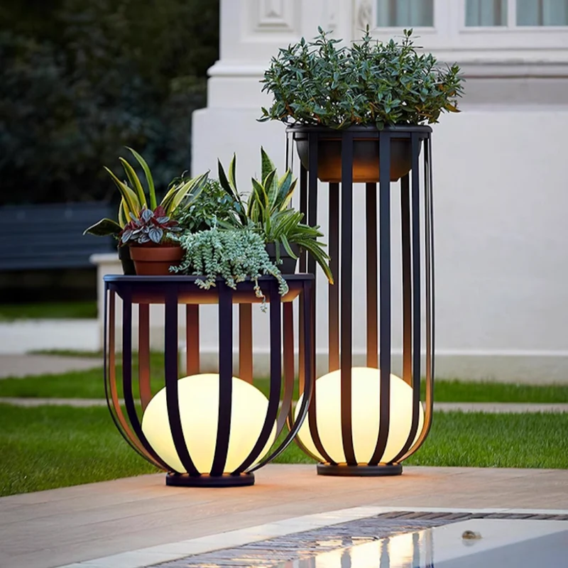 Solar Bloemenstandaard Lamp Tuinverlichting LED Zonne-energie Decoratieve Padverlichting | Sansoti