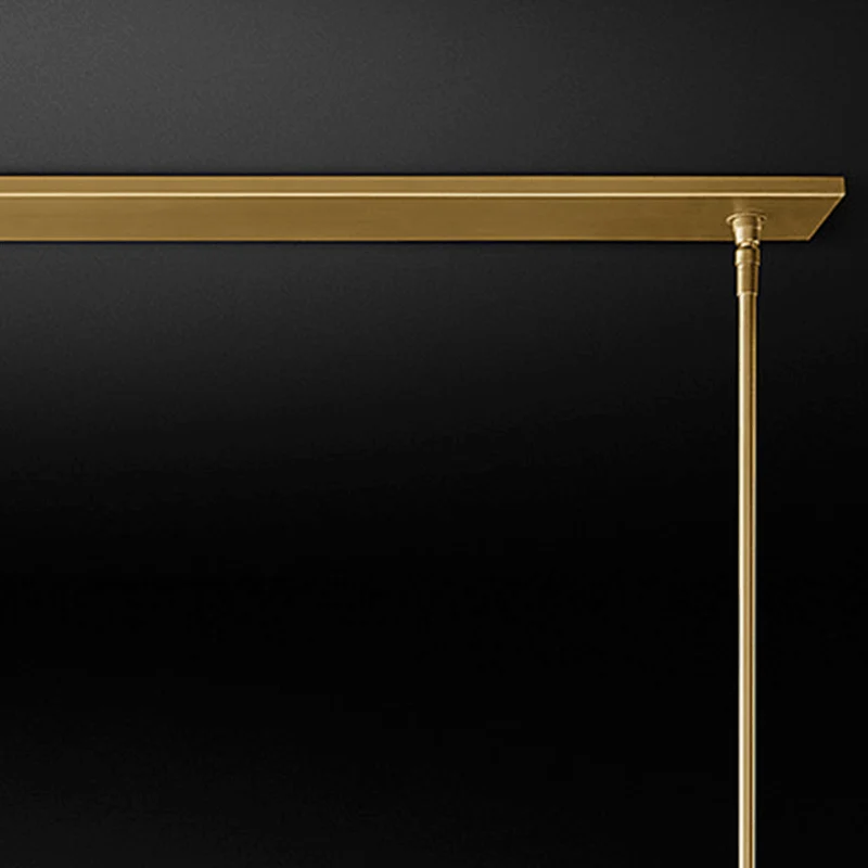 Moderne Eettafel Kroonluchter met Cilindervormige Glazen Kappen – Hanglamp Messing – Sfeerverlichting voor Woonkamer Eetkamer Keukeneiland | Sansoti