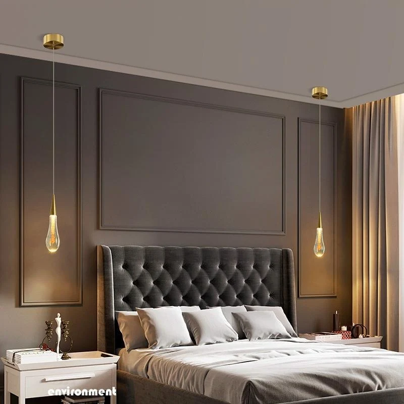 Glazen Hanglamp met Gouden Metalen Armatuur en Geïntegreerde LED-Verlichting – Scandinavisch Design voor Eetkamer, Woonkamer en Keuken | Sansoti