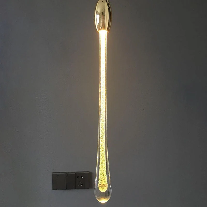 Glazen Hanglamp met Gouden Metalen Armatuur en Geïntegreerde LED-Verlichting – Scandinavisch Design voor Eetkamer, Woonkamer en Keuken | Sansoti