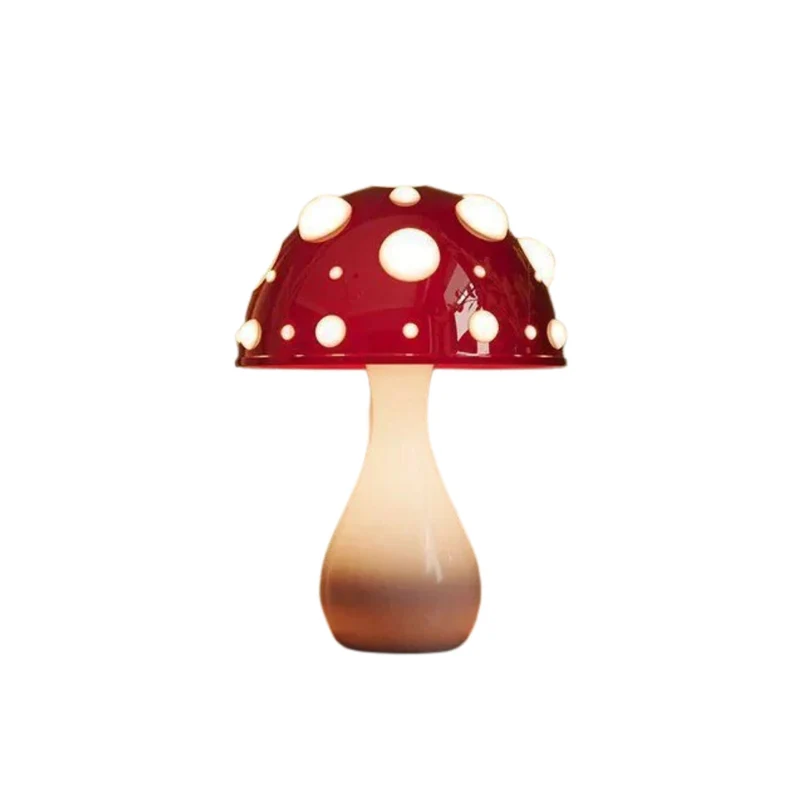 Minimalistische Paddenstoelvormige Tafellamp met Warm Licht – Moderne Sfeerverlichting voor Woonkamer, Slaapkamer en Nachtkastje | Sansoti