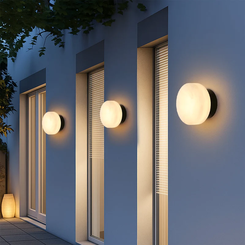 Marmeren Wandverlichting met Scandinavische Elegantie – Premium Natuursteen & Zachte LED | Sansoti