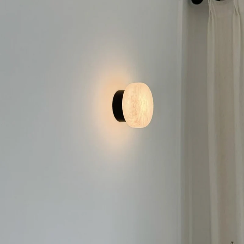Marmeren Wandverlichting met Scandinavische Elegantie – Premium Natuursteen & Zachte LED | Sansoti
