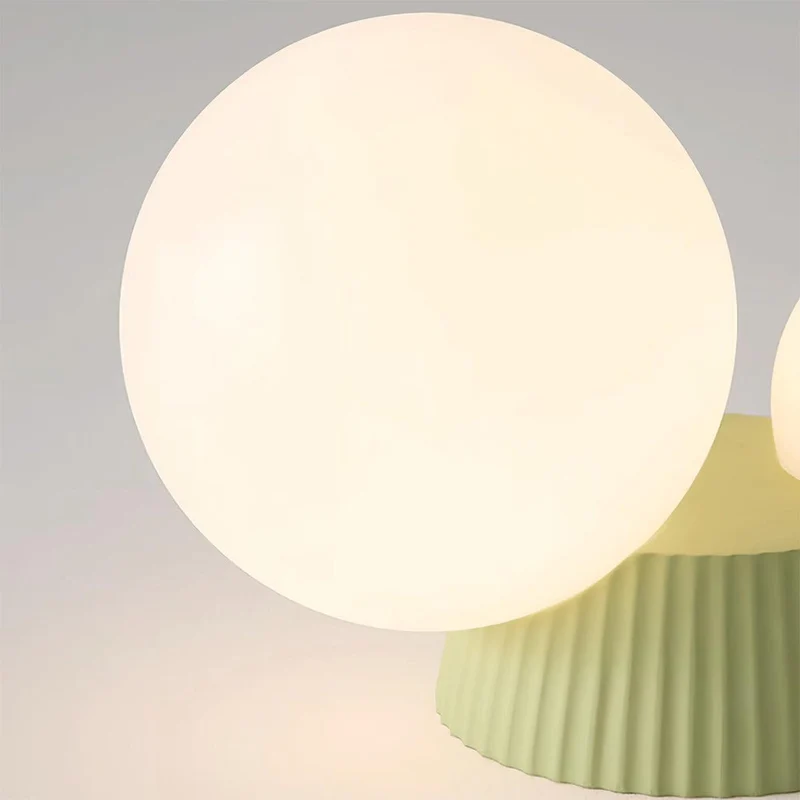 Moderne Plafondlamp met Dubbele Bollen – Stijlvolle Scandinavische Wandverlichting voor Woonkamer en Slaapkamer | Sansoti