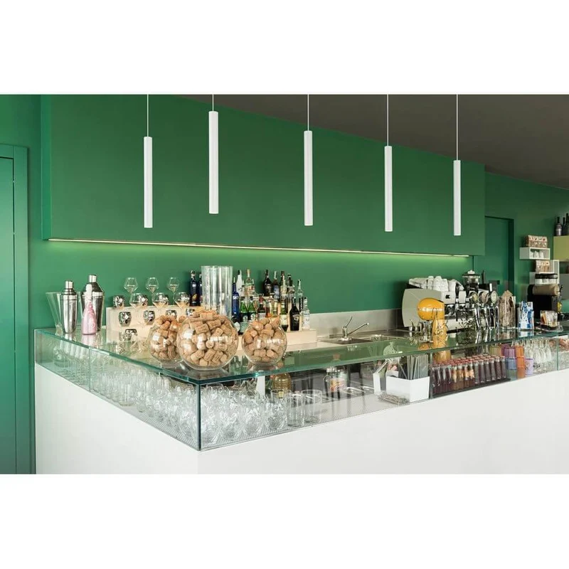 Uba Pendant LED Pendelleuchte rund Weiß 9W 3000K