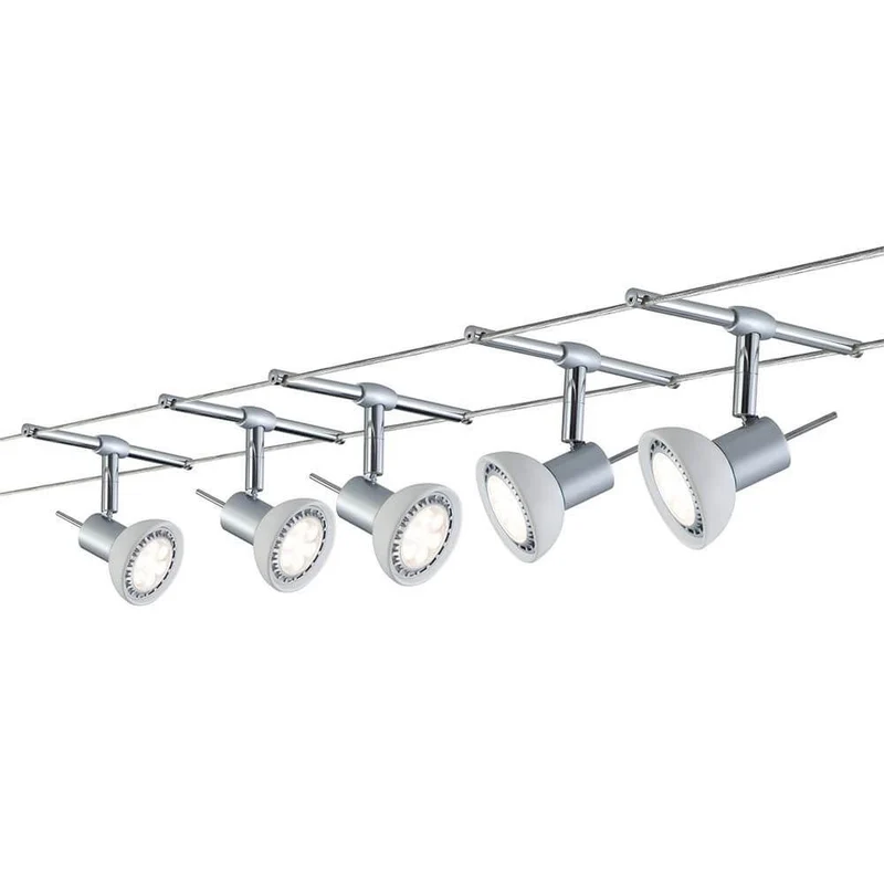 Seilsystem Sheela mit 5 Spots GU5,3
