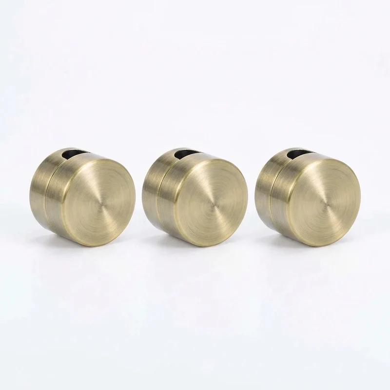Metalen Kabelclips voor Bureau en Muur – Schroefmontage Set van 3 – Nette Kabelorganisatie Zwart Zilver Goud | Sansoti