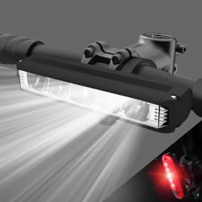 Oplaadbare Fietsverlichting Voorlamp 1400 Lumen Waterdicht LED Fietslamp Krachtig Stuurlicht Veilig Fietsen Nachtrit Fietsaccessoires Mountainbike | Sansoti