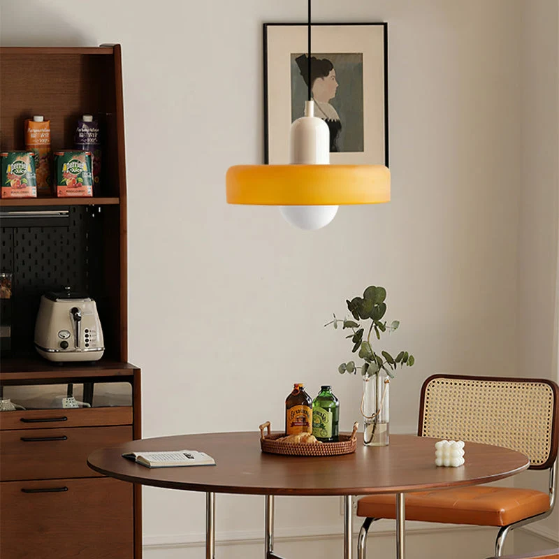 Verstelbare Glazen Hanglamp met Bauhaus-Design – Eetkamer en Woonkamer Verlichting | Sansoti