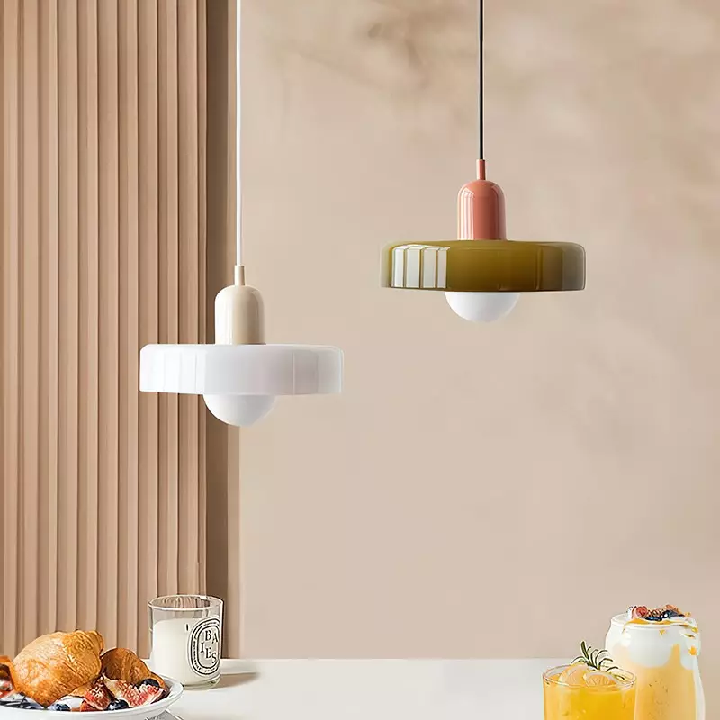 Verstelbare Glazen Hanglamp met Bauhaus-Design – Eetkamer en Woonkamer Verlichting | Sansoti
