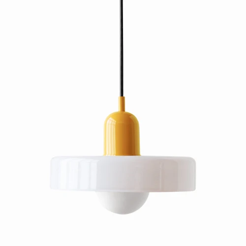 Verstelbare Glazen Hanglamp met Bauhaus-Design – Eetkamer en Woonkamer Verlichting | Sansoti