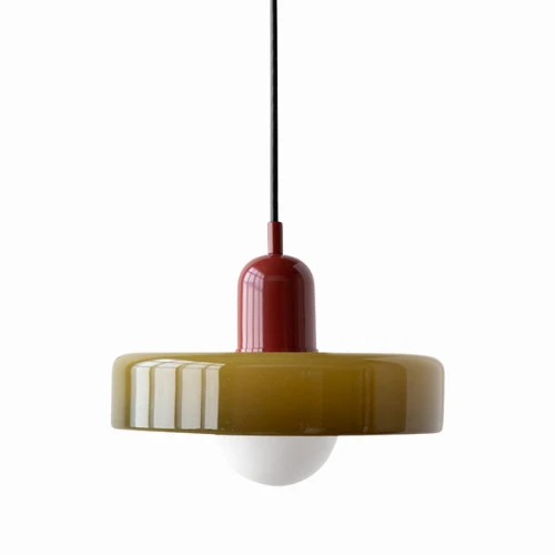 Verstelbare Glazen Hanglamp met Bauhaus-Design – Eetkamer en Woonkamer Verlichting | Sansoti