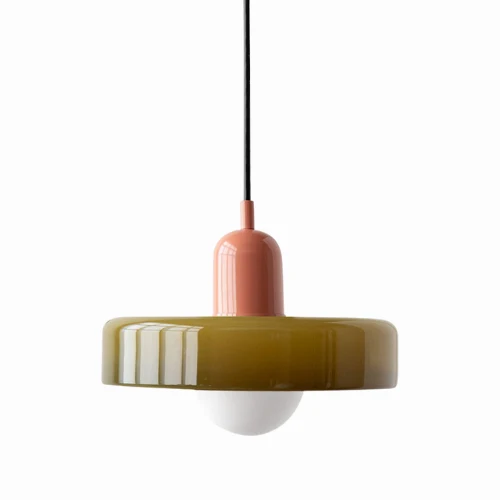 Verstelbare Glazen Hanglamp met Bauhaus-Design – Eetkamer en Woonkamer Verlichting | Sansoti