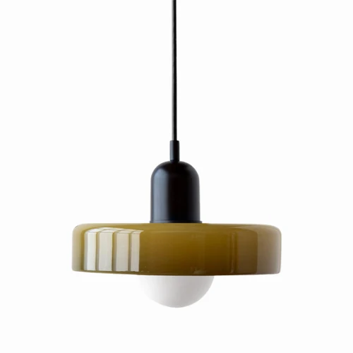 Verstelbare Glazen Hanglamp met Bauhaus-Design – Eetkamer en Woonkamer Verlichting | Sansoti