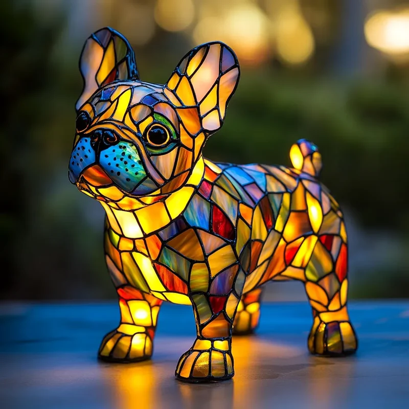 Decoratieve Hondenlamp met Uniek Motief – Sfeerverlichting voor Hondliefhebbers | Sansoti