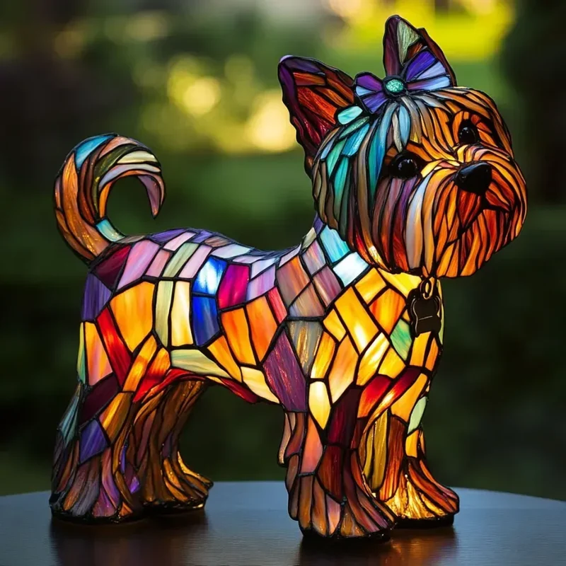 Decoratieve Hondenlamp met Uniek Motief – Sfeerverlichting voor Hondliefhebbers | Sansoti