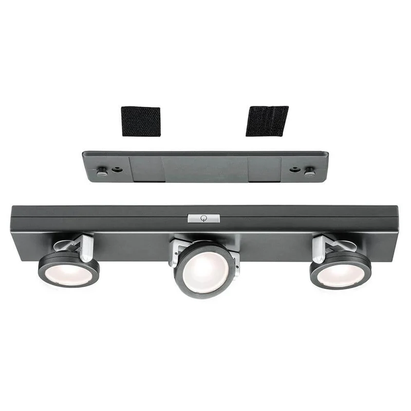 Schrankleuchte LED Rotate 3er-Spot Dimmbar batteriebetrieben