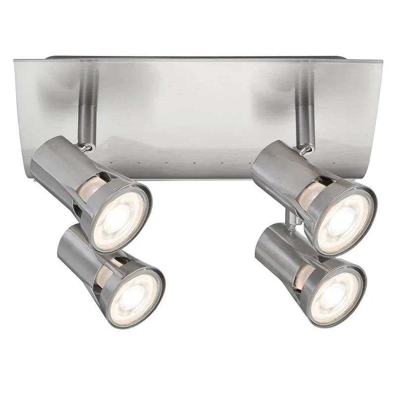 Strahler Teja 4-flammig Nickel satiniert GU10