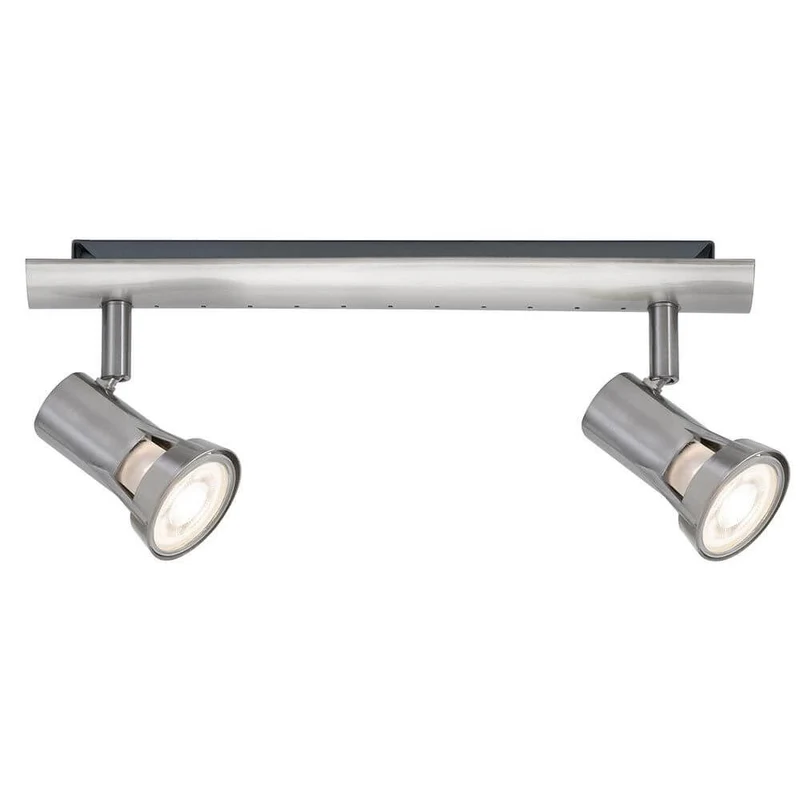 Strahler Teja 2-flammig Nickel satiniert GU10