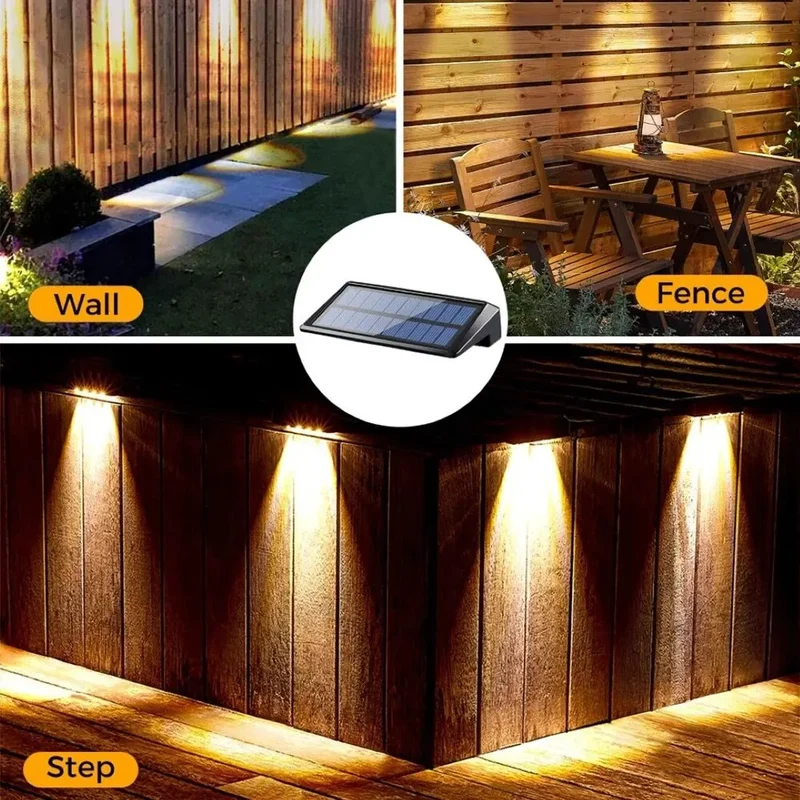 Zonne-energie Accentverlichting Set 2 Stuks Tuinpad Decoratielamp met Automatische Schemersensor IP44 Waterdicht | Sansoti