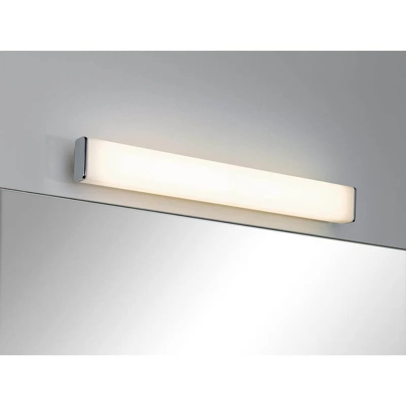 Wandleuchte Nembus IP44 LED 9W 600mm Chrom Weiß Acryl