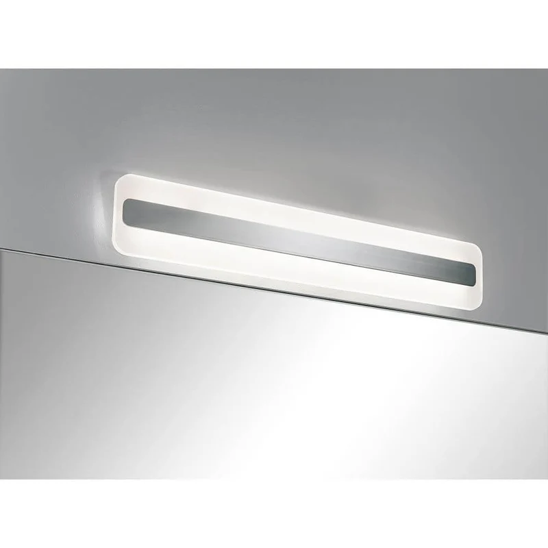 Wandleuchte Lukida IP44 LED 9W 600mm Chrom Weiß Alu Acryl