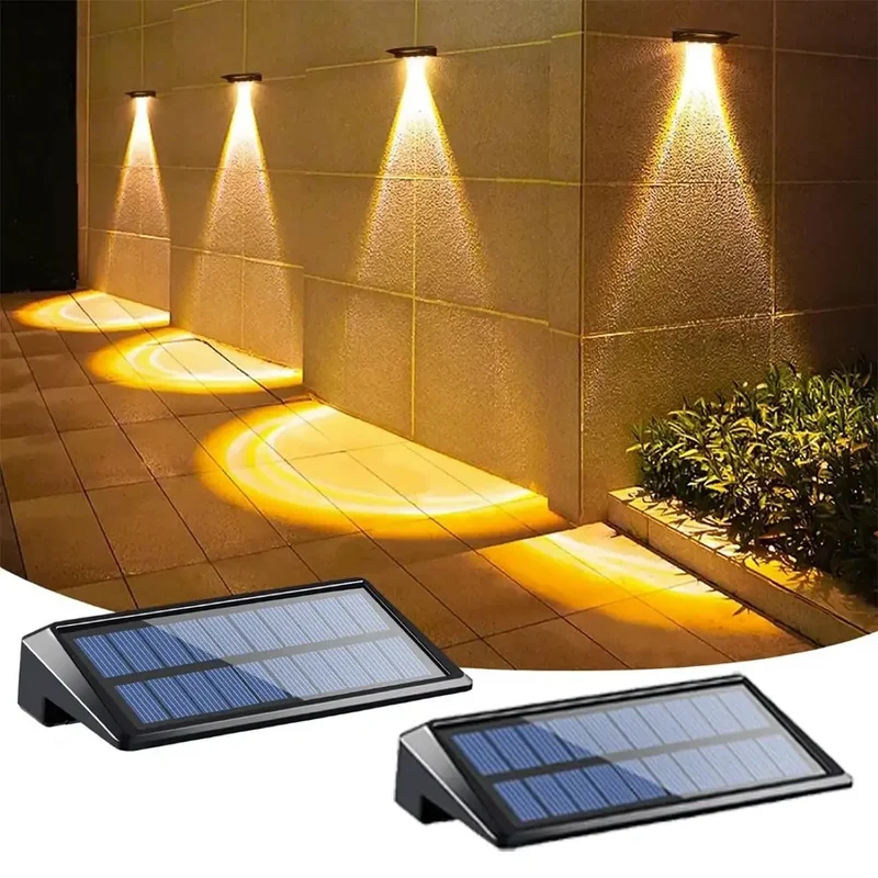 Solar Accentverlichting Set van 2 Stuks voor Tuin en Terras – Zonne-energie Padverlichting met Automatische Schemersensor | Sansoti