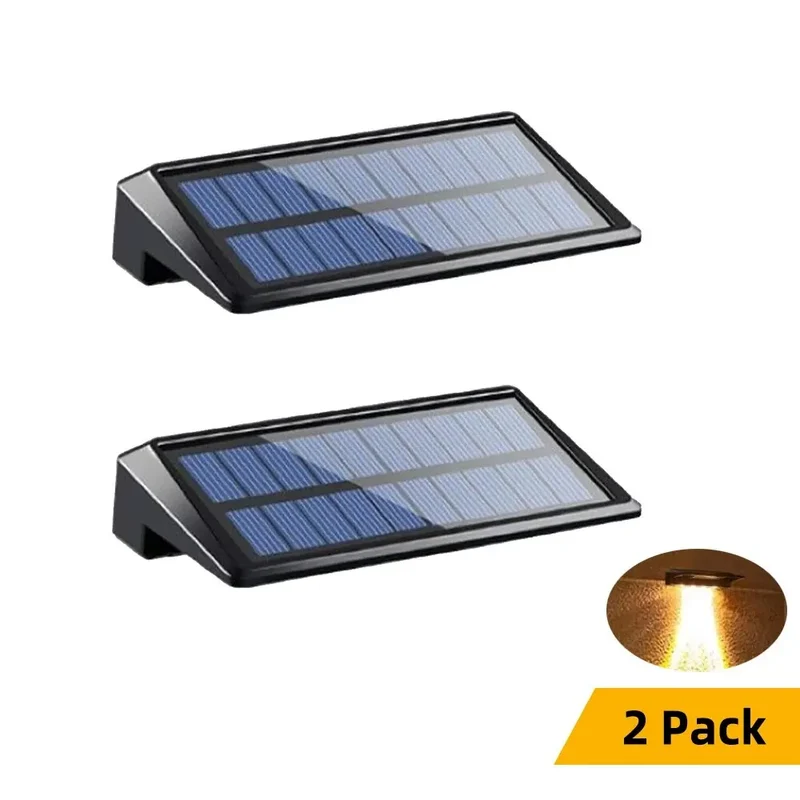 Solar Accentverlichting Set van 2 Stuks voor Tuin en Terras – Zonne-energie Padverlichting met Automatische Schemersensor | Sansoti