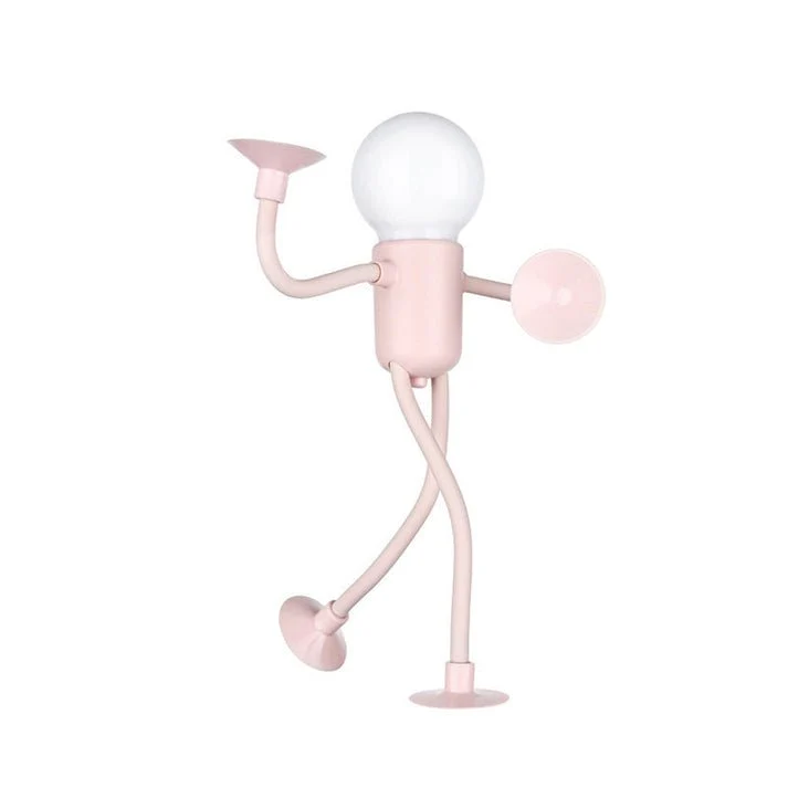 Buigbare Nachtlamp met Zuignap – Creatieve LED Figuur voor Kinderkamer en Bureau | Sansoti