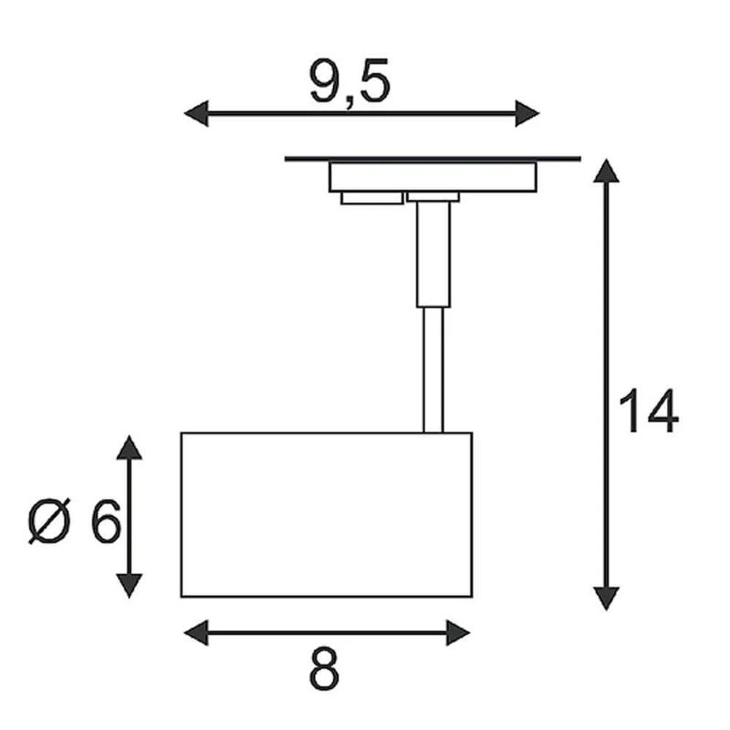 Bima II Leuchtenkopf Weiß 2xGU10 max. 50W inkl. 1P.-Adapter