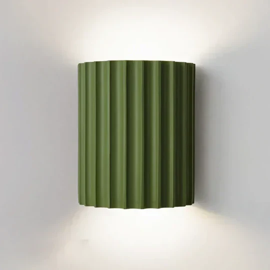 Moderne Wandlamp met Geribbeld Hars Design Sculptuurvorm Exclusieve Wandverlichting voor Woonkamer Slaapkamer Hal Kunstzinnige Wandlamp LED 7W | Sansoti