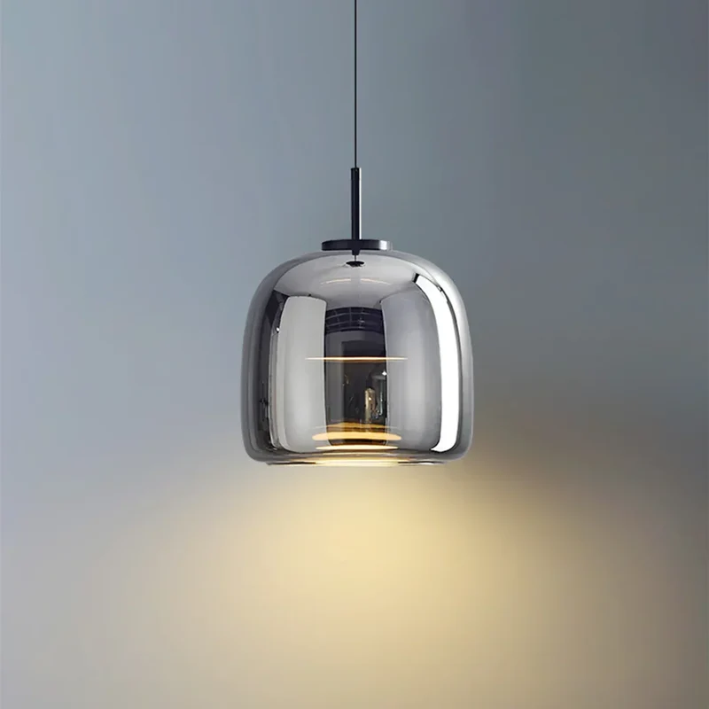 Glazen Hanglamp met LED Verlichting Modern Design Woonkamer Slaapkamer | Sansoti