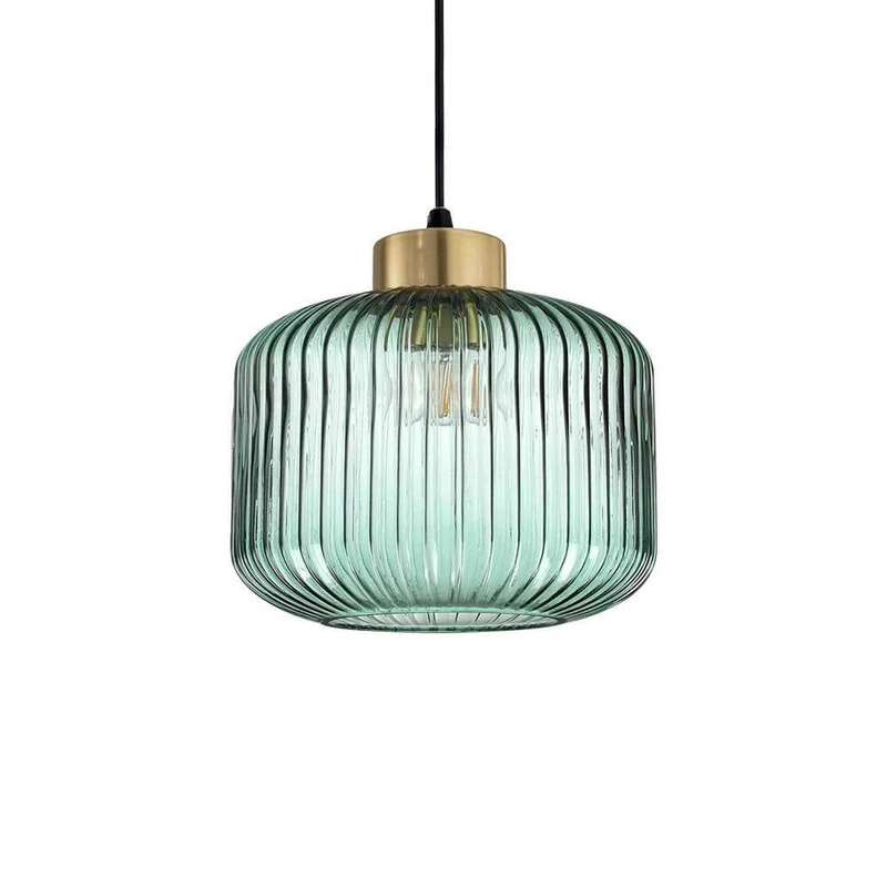 Mint Glas-Pendellampe Ø 24cm