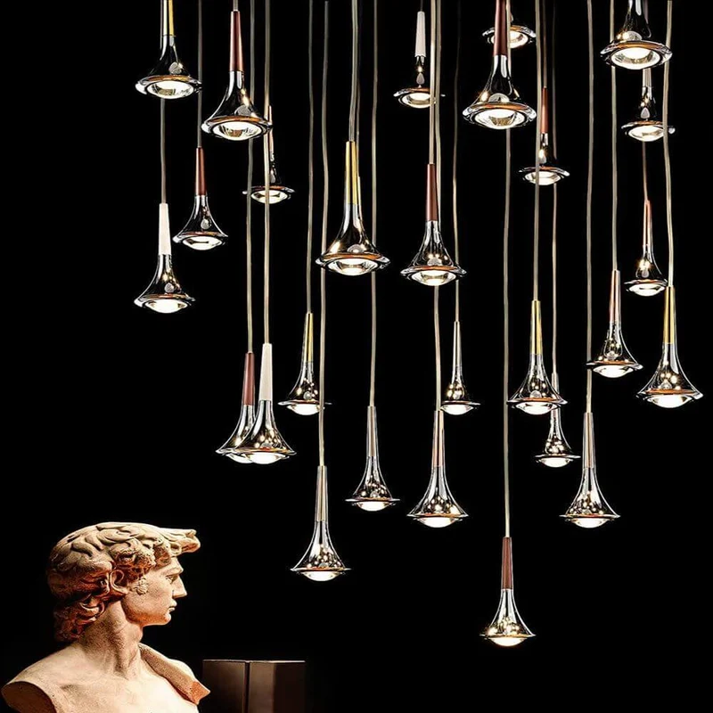 Lodes Rain LED Hängelampe Tropfen 7 Watt 1300 lm