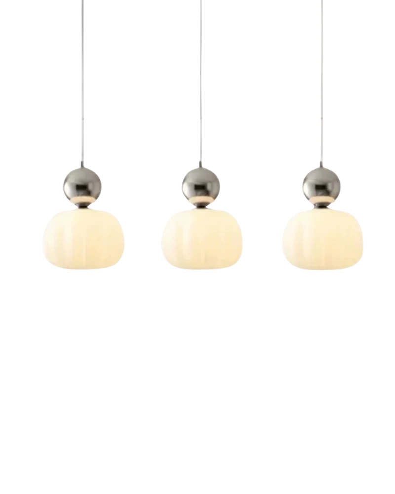 Art Deco Hanglamp Sculptuur met Warme Gloed voor Woonkamer Eetkamer | Sansoti