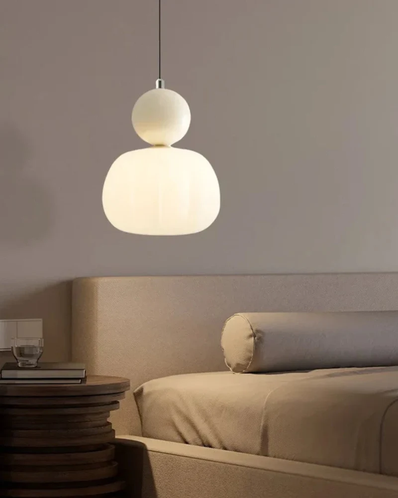 Art Deco Hanglamp Sculptuur met Warme Gloed voor Woonkamer Eetkamer | Sansoti