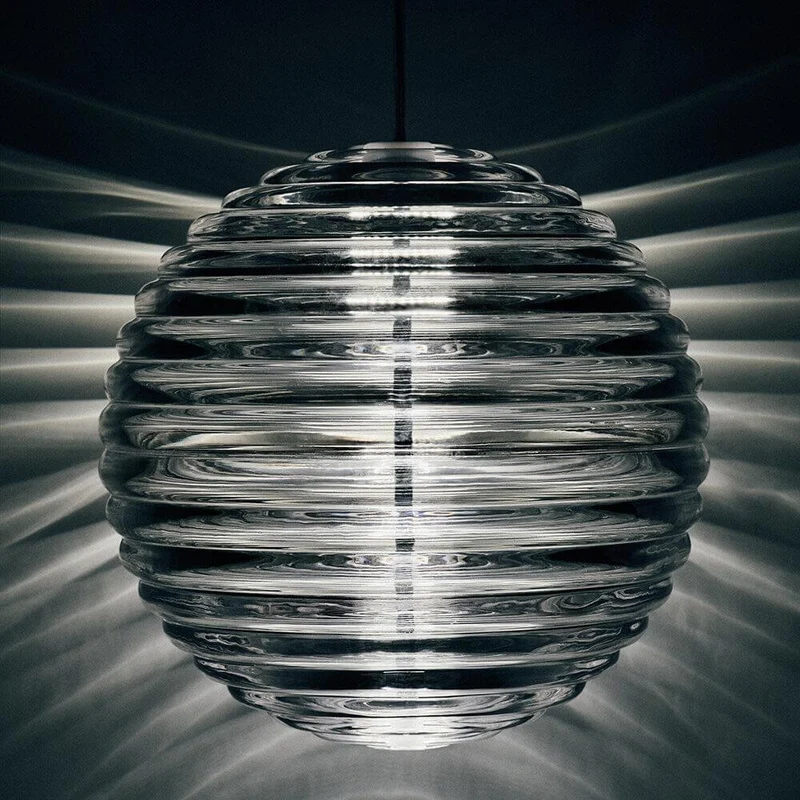 Tom Dixon Press Sphere Glas-Pendelleuchte