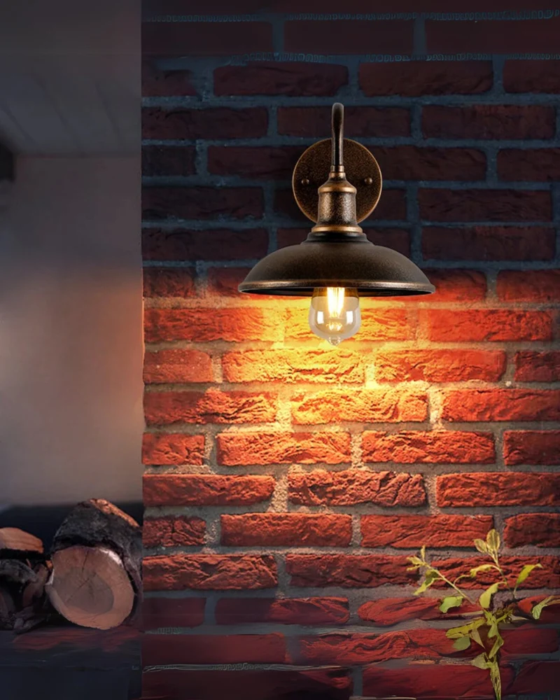 Vierkante Buitenlamp met Minimalistisch Frame Zwart Bruin Zilver 24x23cm 29x23cm Tuinverlichting Wandlamp Buiten Moderne Buitenlamp Terrasverlichting | Sansoti