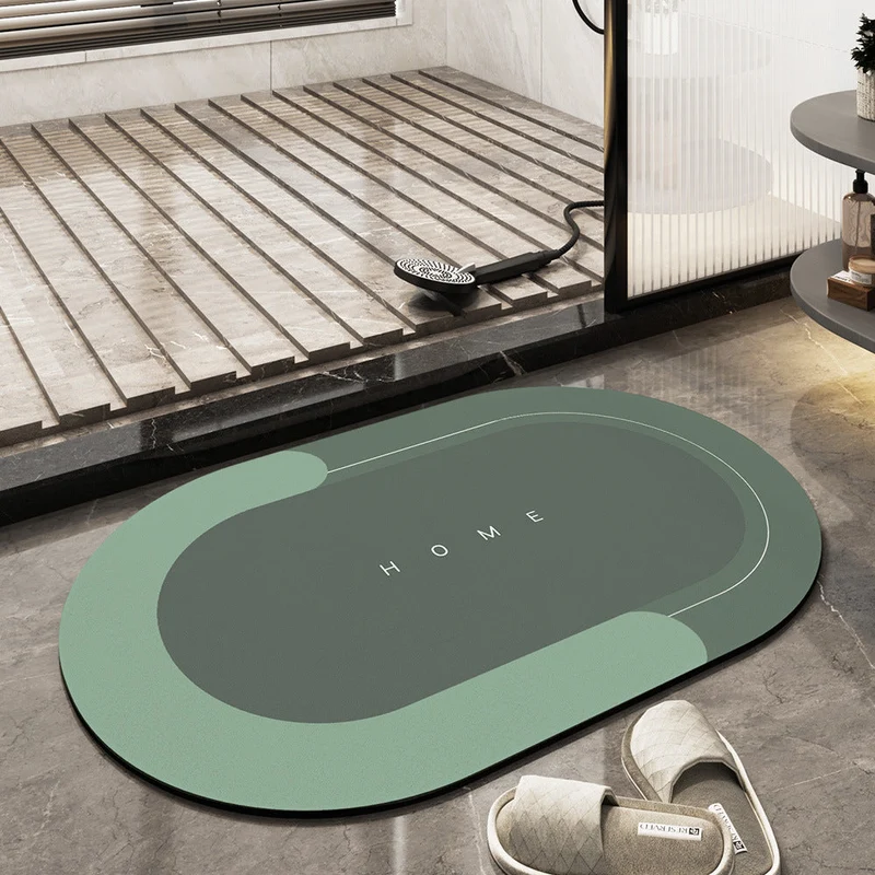 Zachte Badmat Antislip 40x60 cm | Superabsorberend Microvezel Droogloopmat voor Badkamer Keuken | Sneldrogend Vloerkleed met Antislip Onderkant | Sansoti
