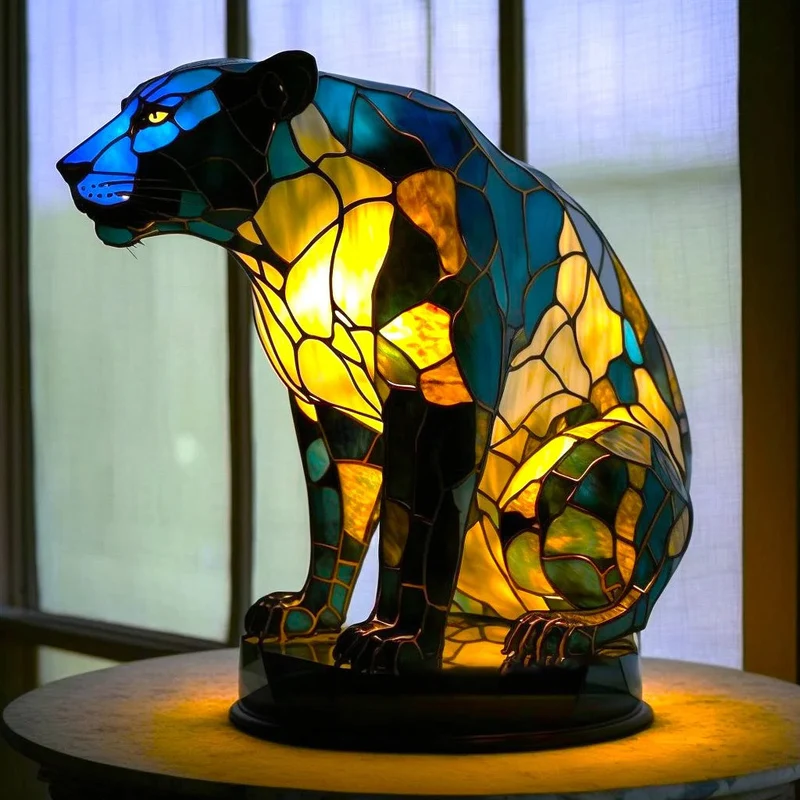 Design Tafellamp Dier Sculptuur Moderne Zwart Wit Goud Kunstvorm Nachtlamp Decoratief Woonkamer Slaapkamer Kantoor | Sansoti